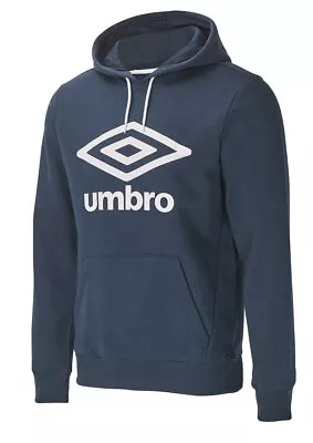 Buy Umbro Mens Large Logo Hoody Hoodie Jumper Pullover Adults • 19.98£