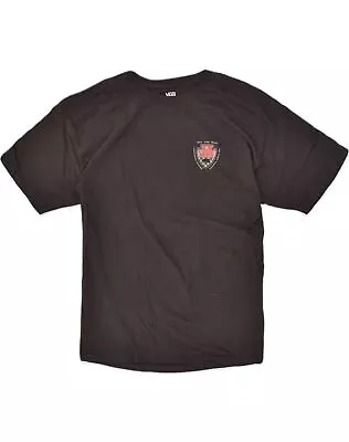 Buy VANS Mens Graphic T-Shirt Top XL Black Cotton GB04 • 14.95£