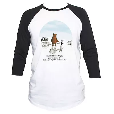 Buy Winnie The Pooh T Shirt 3 4 Sleeve Love Friendship Favourite Day Quote Unisex • 17£