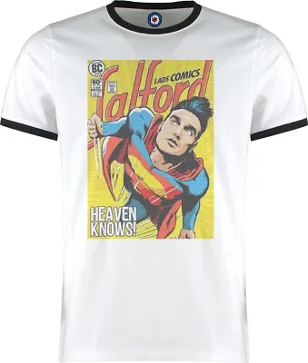 Buy Heaven Knows Morrissey The Smiths SuperMan Quality Ringer T-Shirt • 16.99£