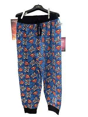 Buy Mens XL Gorge Grinch, Large Superman Character Lounge Pants Bottoms Nightwear • 4£