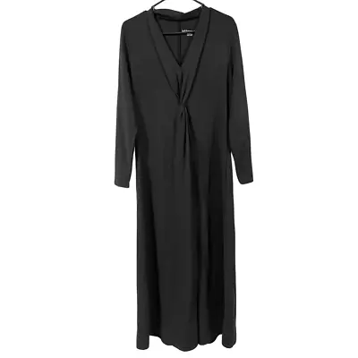 Buy Soft Surroundings Lagia Maxi Dress Size Small Petite Black Witchy Jersey Knit • 37.03£