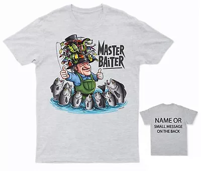 Buy Master Baiter Fishing T-Shirt | Humorous Angler Tee | Fun Fishing Enthusiast Shi • 14.95£