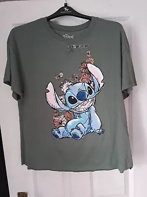 Buy Disney Womens T-shirt Stitch Sketch Top Tee XXL Official. 16/18 • 10£