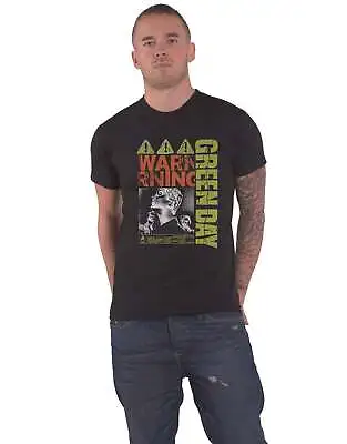 Buy Green Day T Shirt Warning Band Logo New Official Mens Black • 15.95£