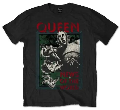Buy QUEEN UNiSEX T-SHIRT: News Of The World Size Large New • 17.89£