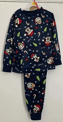 Buy Primark Disney Mickey Minnie Mouse Goofy Donald Soft Christmas Pyjamas 5-6 Bnwt • 12.50£