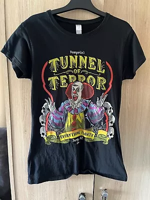 Buy New Without Tags Pennywise The Clown IT T-shirt Original Horror Film Size M Lady • 9.99£