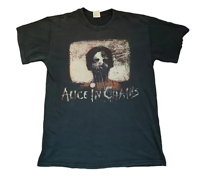 Buy Vintage Alice In Chains Band T-Shirt Gildan Heavy Cotton Label Size Medium (M) • 299.99£