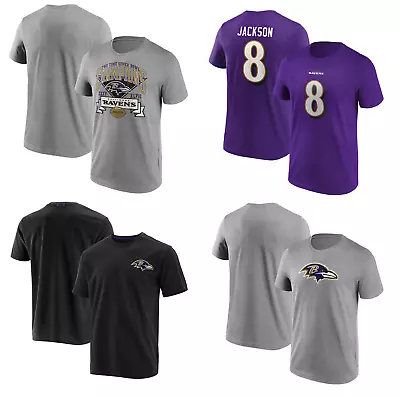 Buy Baltimore Ravens NFL T-Shirt Men's American Football Fanatics Top - New • 14.99£