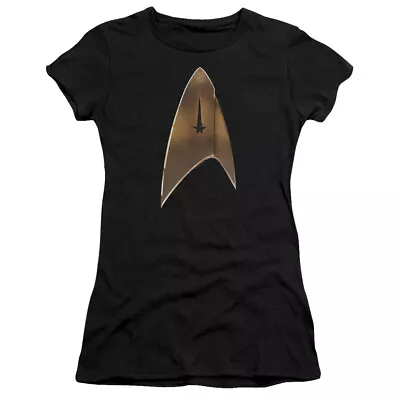 Buy Star Trek Discovery  Command Shield  Women's Adult Or Girl's Jr  Babydoll Tee • 32.30£