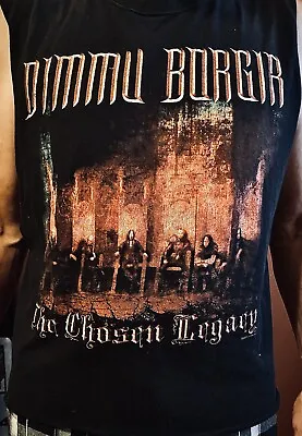 Buy Dimmu Borgir  Chosen Legacy  Vintage Collectible Goth Sleeveless Shirt (Cut Off) • 33.07£