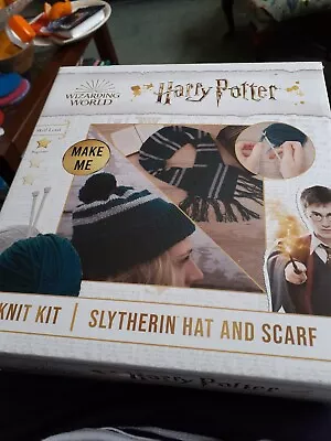 Buy Harry Potter Slytherin Hat And Scarf Knit Kit, New & Unused.  • 4.99£