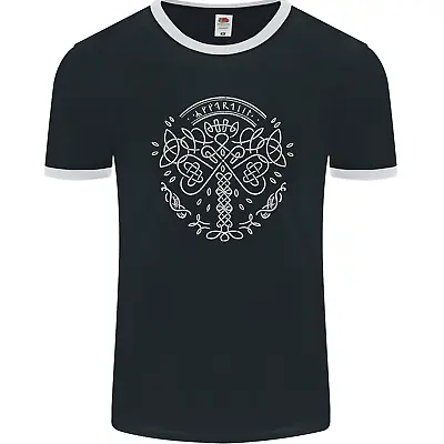 Buy Viking Yggdrasil Tree Norse Mythology Thor Mens Ringer T-Shirt FotL • 11.99£