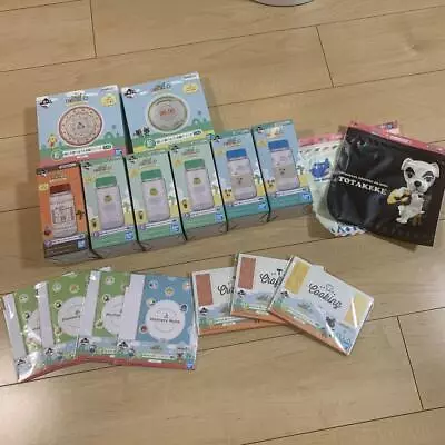 Buy Animal Crossing Goods Lot Ichiban Kuji Bulk Sale Assorted Plates Clear Bottle   • 99.44£