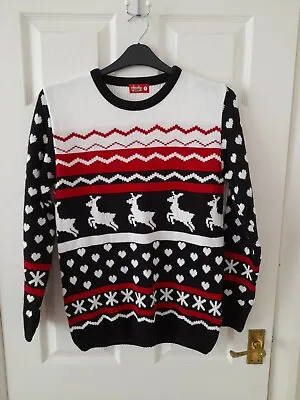 Buy Cheeky Elf Men's Knitted Christmas Jumper Size S • 9£