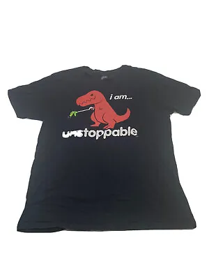 Buy Goodie Two Sleeves Black I Am Unstoppable Graphic T Shirt Sz L • 13.51£