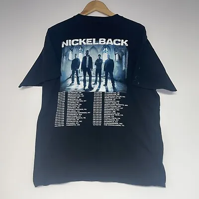 Buy Nickelback Dark Horse Vintage Tour Band Merch T Shirt 2009 Mens Size Medium • 24.99£