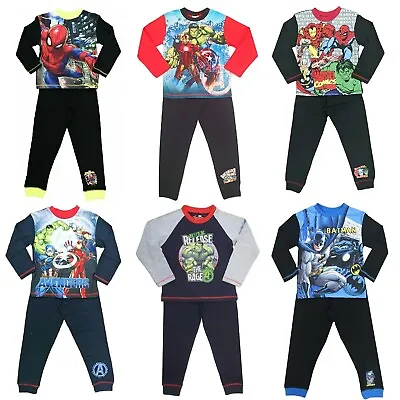 Buy Avengers Marvel Hulk Spiderman Batman Thor Iron Man Boys Pyjamas 4-10 Years • 6.90£