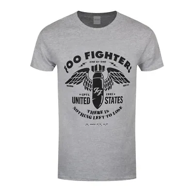 Buy Foo Fighters T-Shirt One By One Stencil Rock Official New Grey • 14.95£