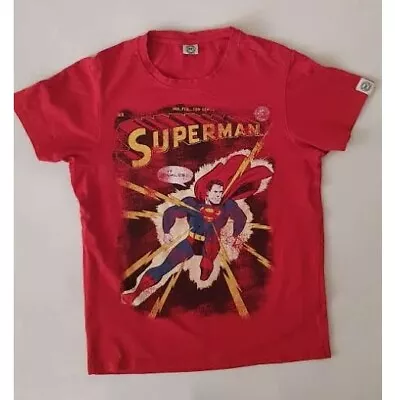Buy Superman T-Shirt TM & DC Comics (s 05) Original Logo Vintage Boy Men Size Small • 26.40£