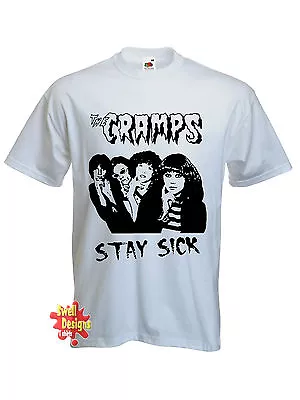 Buy THE CRAMPS Stay Sick Punk Goth Rock T Shirt All Sizes • 14.99£