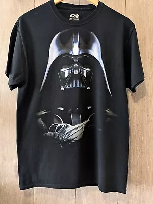 Buy Star Wars Darth Vader T Shirt 100% Cotton UK Size Medium • 12£