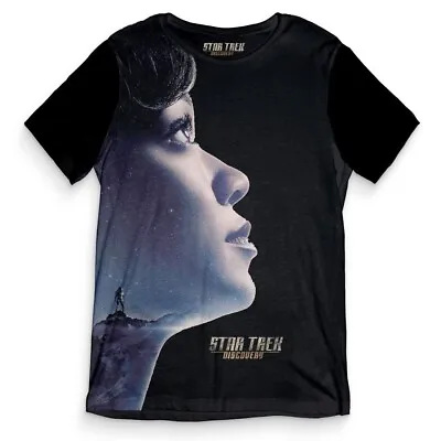 Buy Official Star Trek Discovery - Michael Face Galaxy T-shirt S • 15.99£
