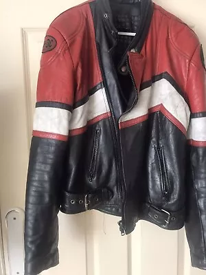 Buy AC/DC MOTÖRHEAD ( German Cross Lining Very Rare )Vintage Leather Bike Jacket 42 • 34£