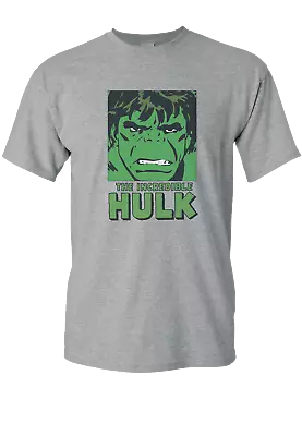 Buy Marvel The Incredible Hulk Graphic Sport Grey T-Shirt - Unisex Adults • 12.95£
