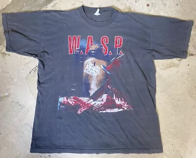 Buy 1992 W.A.S.P. “I Met Chainsaw Charlie” Tour Tshirt  • 105£