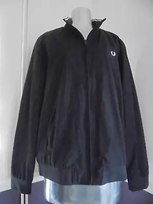Buy Mens New Fred Perry Bomber Jacket Blue Pockets Size Xl • 15.99£