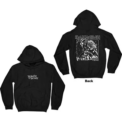 Buy Iron Maiden 'The Number Of The Beast - One Colour' Pullover Hoodie - NEW • 29.99£