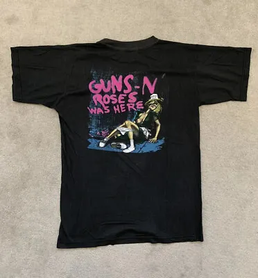 Buy Vintage 1987 Guns N’ Roses Appetite For Destruction Banned Shirt • 360£