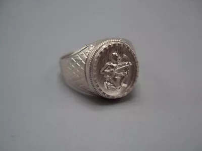 Buy Vintage Ukraine Ring Men's Sterling Silver 925 Beautiful Jewelry Unique S 10.5US • 81.96£