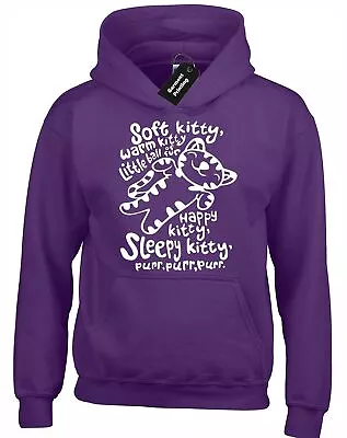 Buy Soft Kitty Warm Kitty Hoody Hoodie Cat Tv Inspired Bazinga Geek Bed Gift Present • 16.99£