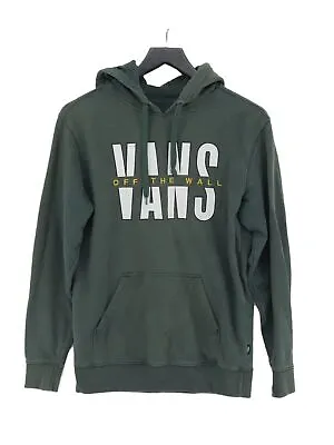 Buy Vans Men's Hoodie XS Green Graphic 100% Cotton Pullover • 8£