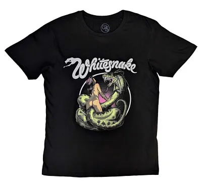 Buy Whitesnake Love Hunter Black  T-Shirt NEW OFFICIAL • 16.29£