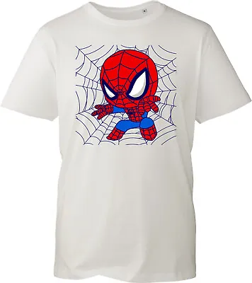 Buy Spiderman T-SHIRT Kids Funny Marvel DC Comics Avengers Birthday Gifts Unisex Top • 14£