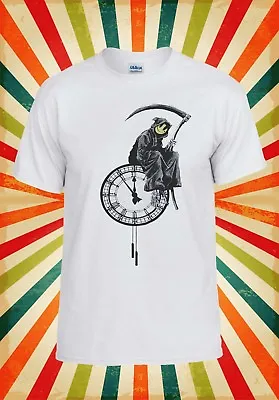 Buy Banksy Graffiti The Grim Reaper Art Men Women Vest Tank Top Unisex T Shirt 1759 • 9.95£