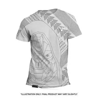 Buy Official Destiny Cayde-6 Sublimation Grey & White XS T-Shirt, Shirt • 9.99£