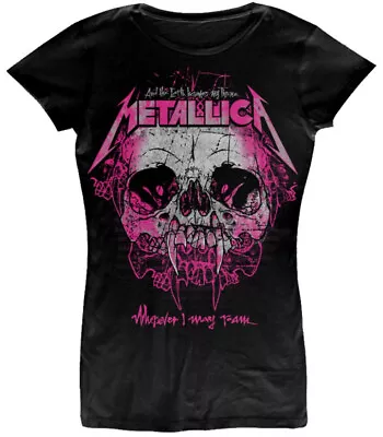 Buy Metallica Wherever I May Roam Black Womens Fitted T-Shirt OFFICIAL • 16.59£