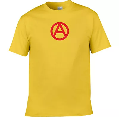 Buy Anarchy Is Order Symbol T-Shirt - Punk, Political, Various Colours • 19.99£