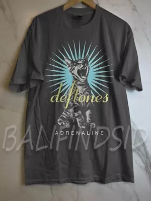 Buy Deftones Unisex T-shirt, Deftones Merch, Deftones- Adrenaline Cat Poster Gift • 29.18£