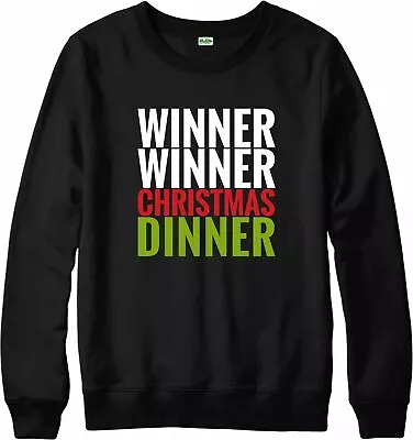 Buy WINNER WINNER CHRISTMAS DINNER Xmas Sweatshirt Christmas Slogan Festive Jumper  • 14.65£