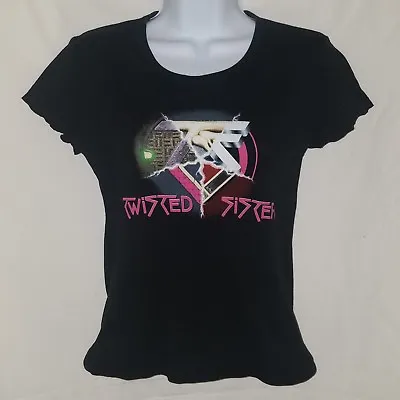 Buy TWISTED SISTER Women's Official Tour Baby Doll Black M • 18.94£