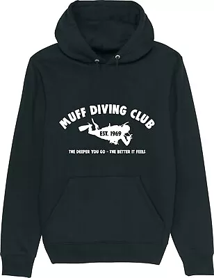 Buy Scuba Diving Funny Muff Diver Diving Open Water Hoodie • 17.95£