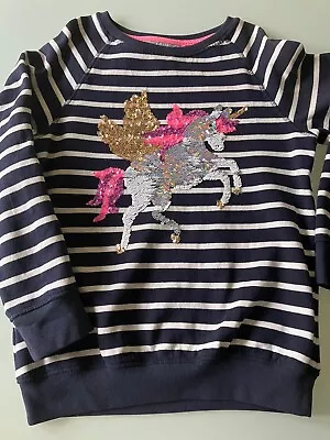 Buy Girls Next Sequin Unicorn Sweatshirt Size 13 Years • 4£