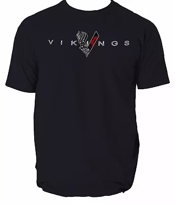 Buy The Vikings Mens T Shirt Four Colours All Sizes S-3xl • 13.97£