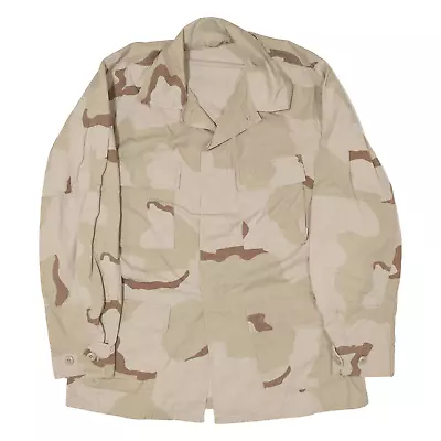 Buy DJ MANUFACTURING CO Army Desert Jacket Beige Camouflage Mens M • 22.99£